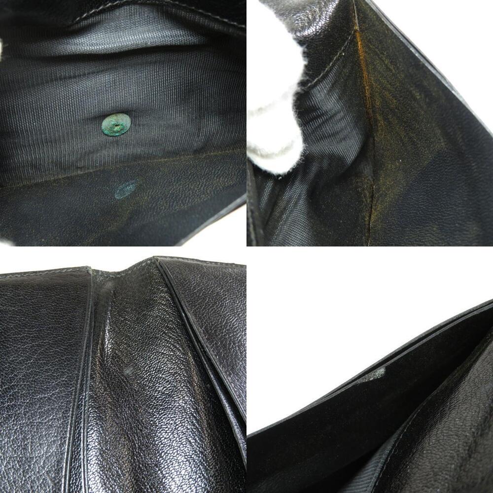 Celine long leather calfskin Wallet logo wallet - Picture 8 of 8